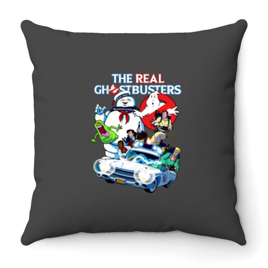 Discover Ghostbusters 80s Vintage Throw Pillows, Ghostbusters Throw Pillows