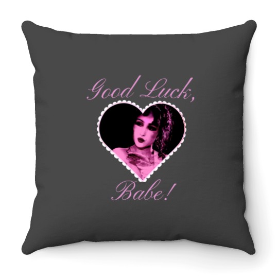 Discover Chappell Roan Good Luck Babe Crewneck Throw Pillows