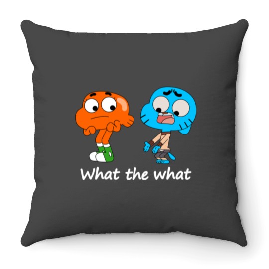 Discover The amazing world of Gumball Throw Pillows