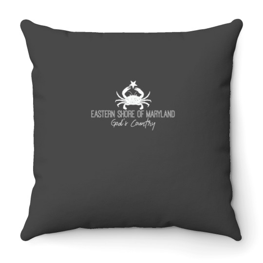Discover Eastern Shore of Maryland Shirt Ocean City Salisbury Easton 7179 Throw Pillows
