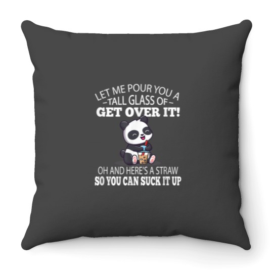 Discover Panda 8200 Throw Pillows