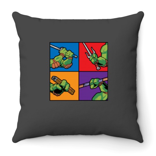 Discover Turtle Pop Throw Pillows