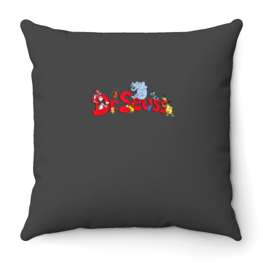 Discover Dr Seuss Family Throw Pillows