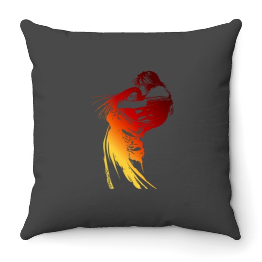 Discover I Want The Present To Stand Still Fitted V-Neck Throw Pillows