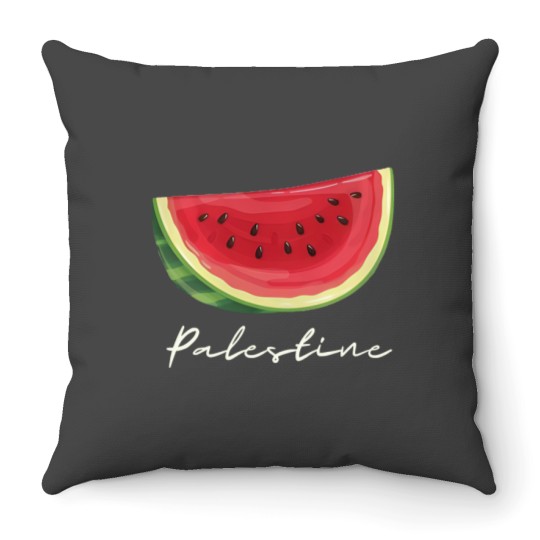 Discover Palestine Watermelon Throw Pillows, Palestine Flag Throw Pillows