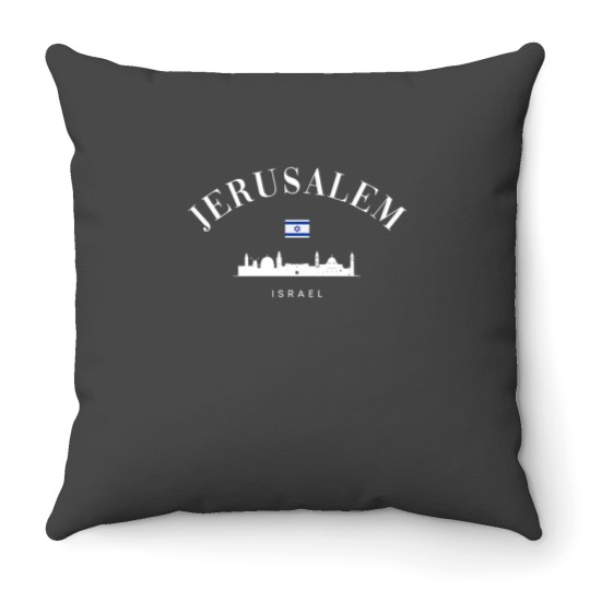 Discover Vintage Jerusalem Throw Pillow