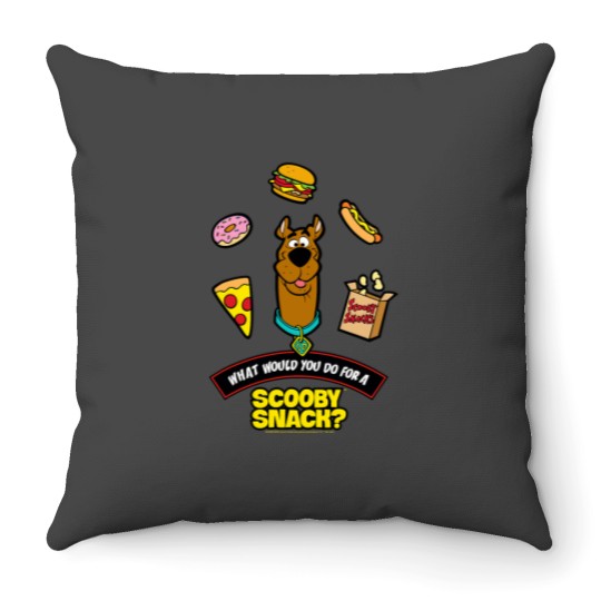 Discover ScoobyDoo WWYD for a Scooby Snack Throw Pillows