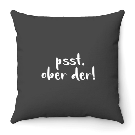Discover Psst Ober Der Funny Filipino Throw Pillows