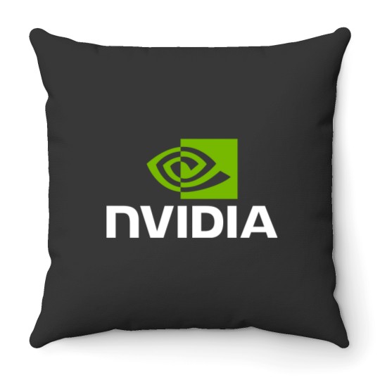 Discover Nvidia Classic House Flags Throw Pillows