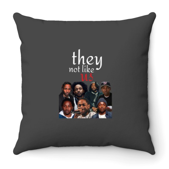 Discover Kendrick Lamar they not like us Throw Pillows