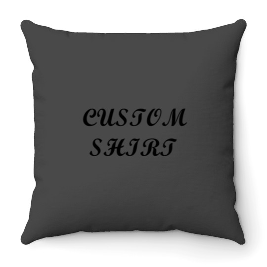 Discover Custom Throw Pillow - Personalized Design