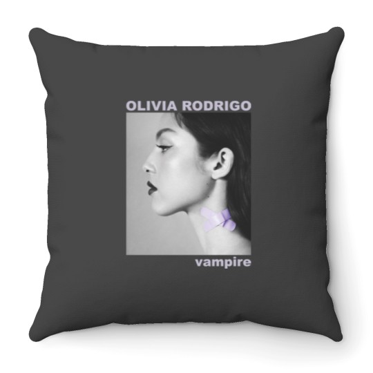 Discover Olivia Rodrigo | vampire Throw Pillows Men
