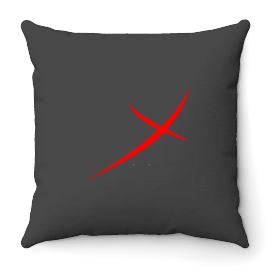 Discover Red X Essential Throw Pillows