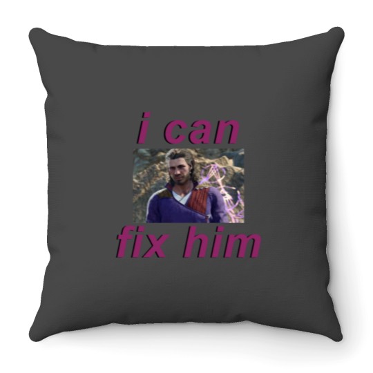 Discover Gale I can fix him Throw Pillows