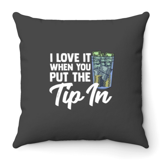 Discover Funny Bartender Mixologist Gift For Men Women Bartending Throw Pillows