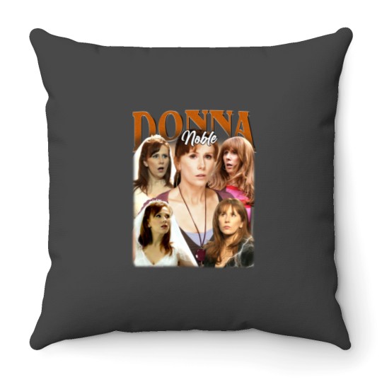 Discover Limited Donna Noble Vintage Throw Pillows, Gift For Woman