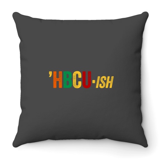 Discover HBCU ISH Historical Black College Alumni Throw Pillows