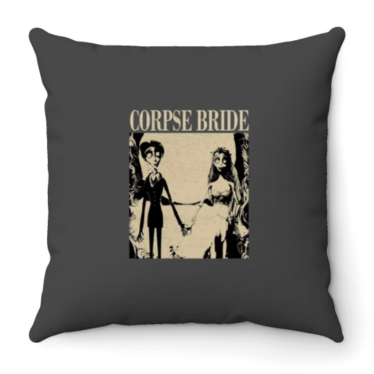 Discover Corpse Bride Vintage Throw Pillow