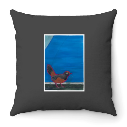 Discover HuetHuet Bird Patagoniass Long Throw Pillows