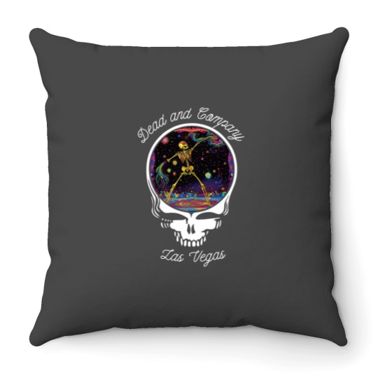Discover Dead and Company Sphere and Loathing Las Vegas Throw Pillows