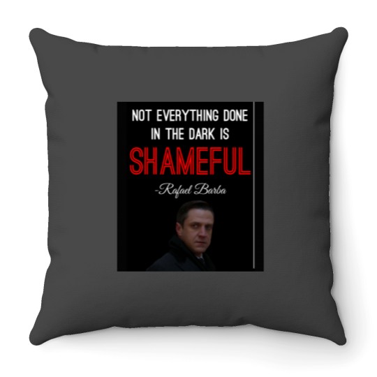 Discover Rafael Barba Know it All Quote Throw Pillows