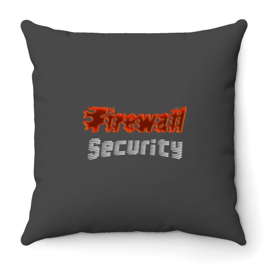 Discover Firewall Security Throw Pillows