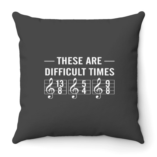 Discover These are difficult times Throw Pillows