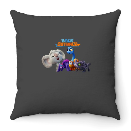Discover Back To The Outback Throw Pillows