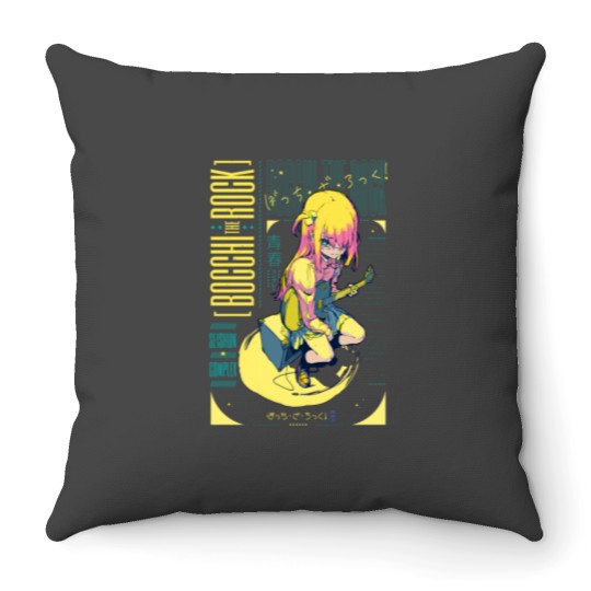 Discover BOCCHI THE ROCK! Throw Pillows