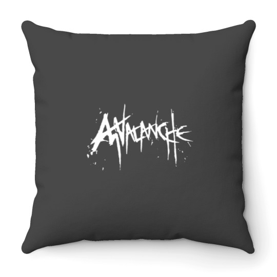 Discover Final Fantasy VII Remake AVALANCHE Logo White Throw Pillows
