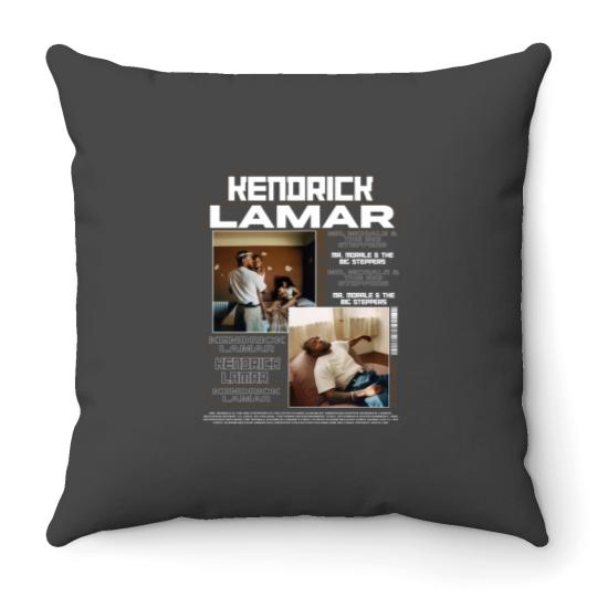 Discover Kendrick Lamar Throw Pillow - Official Rap Merch