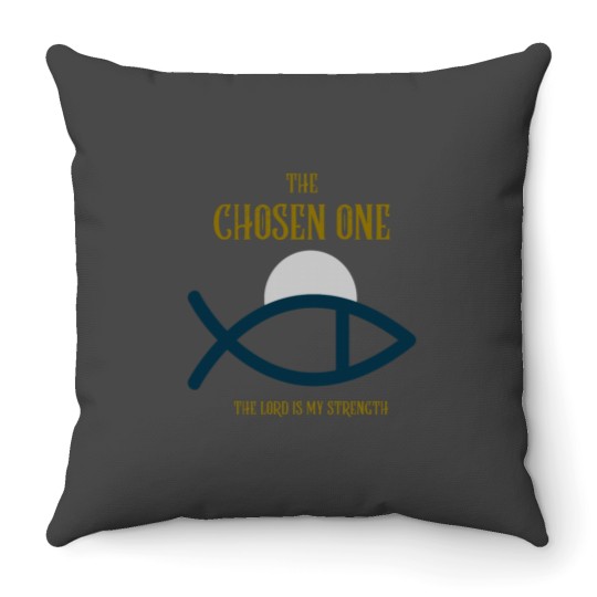 Discover The Chosen One Religious Uplifting Throw Pillows