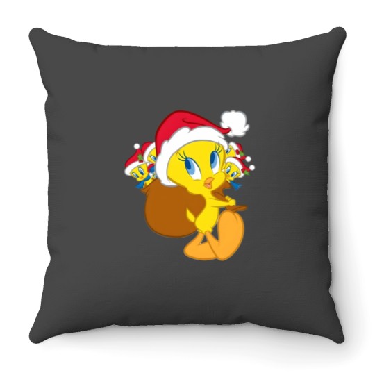 Discover Tweety Bird Christmas Throw Pillows