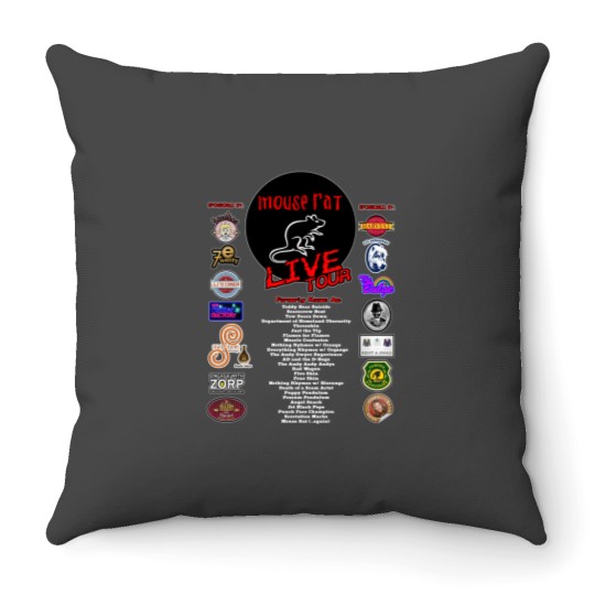 Discover Mouse Rat Live Tour Edition Throw Pillows