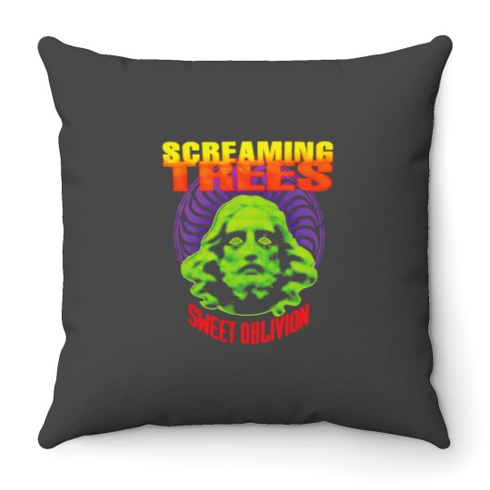 Discover Screaming Trees Throw Pillows