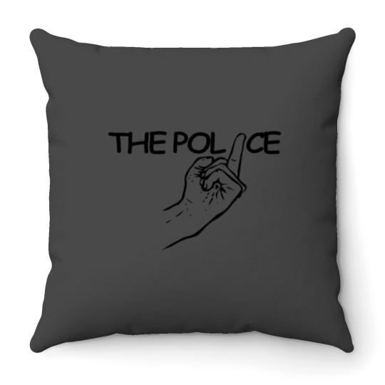 Discover Fuckss THE POLICE Throw Pillows