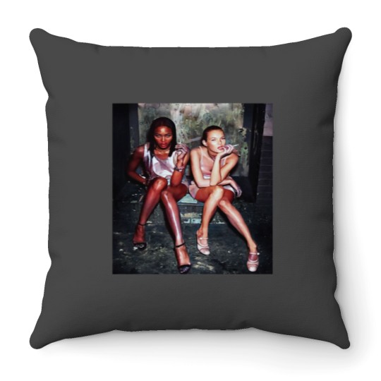 Discover NAOMI CAMPBELL AND KATE MOSS Essential Throw Pillows