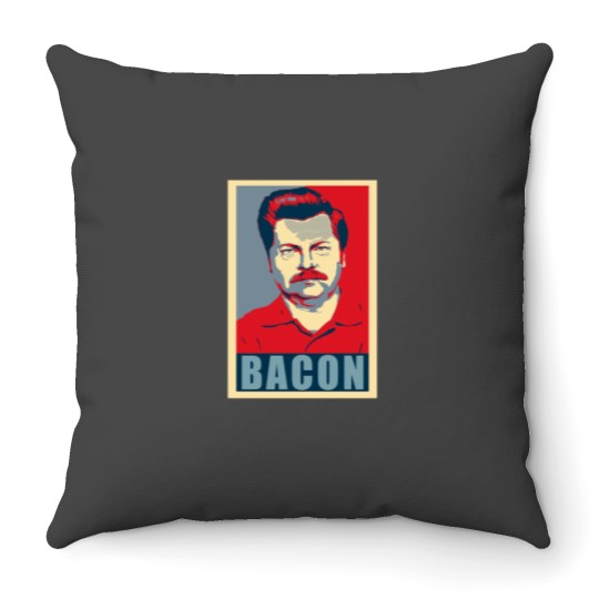Discover Ron hope swanson Throw Pillows