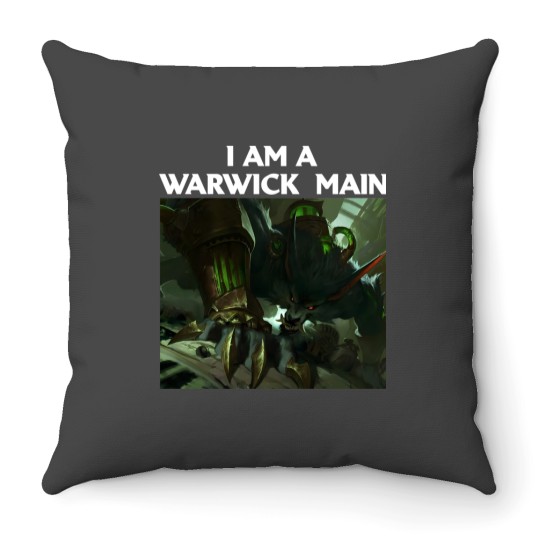 Discover League of Legends Warwick Throw Pillows
