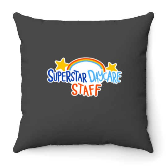 Discover Superstar Daycare Staff Throw Pillows