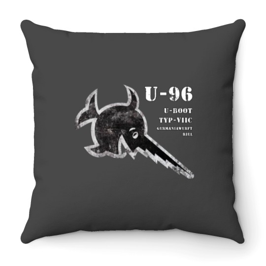 Discover DAS BOOT U-96 GERMAN U BOAT MOVIE SUBMARINE Throw Pillows