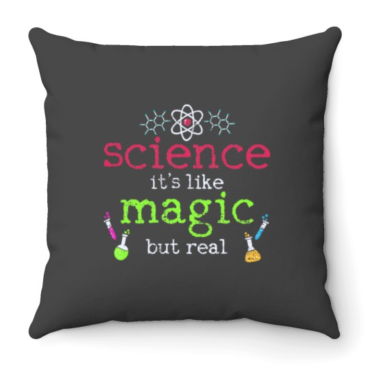 Discover Science Throw Pillows Collection