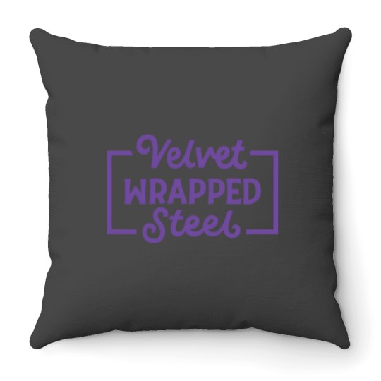 Discover Velvet Wrapped Steel Throw Pillows