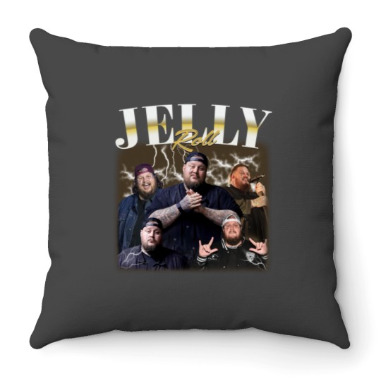 Discover Jelly Roll 2024 Tour Throw Pillow