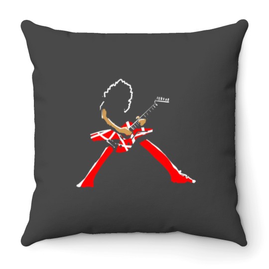Discover EVH Shark Guitar Throw Pillows