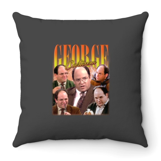 Discover GEORGE COSTANZA - Jason Alexander Throw Pillows, George Costanza Throw Pillows