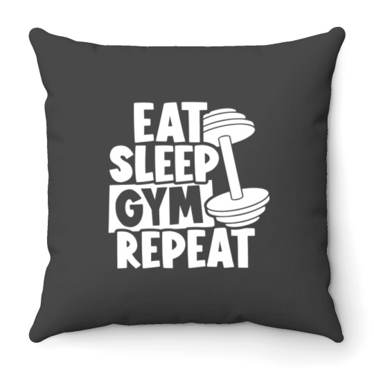Discover Mens Gym Throw Pillows Workout Top Funny Gym