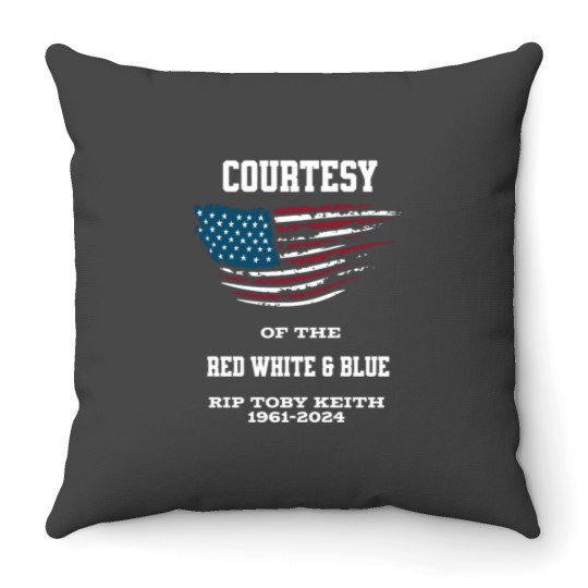 Discover In Memory of Toby Keith 1961-2024 Throw Pillow