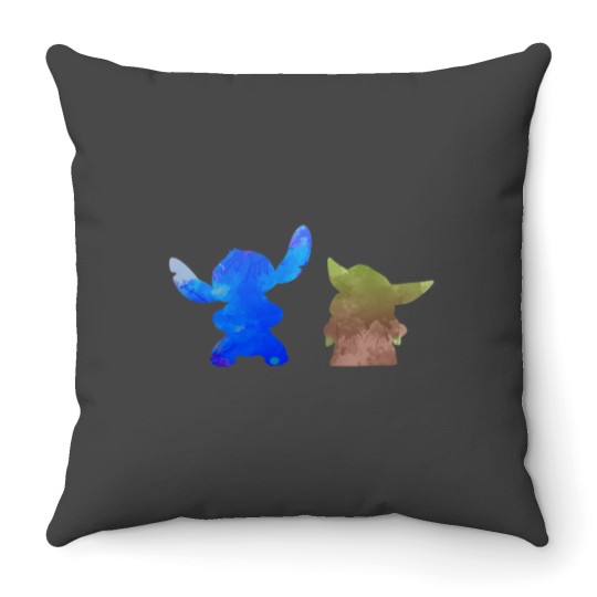 Discover Alien and Baby Inspired Silhouette Throw Pillows