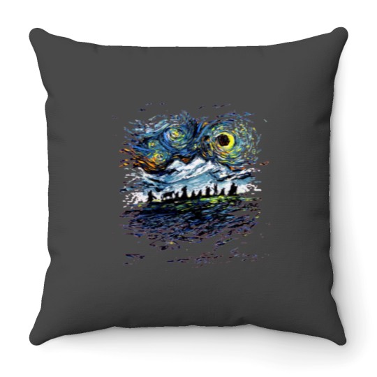 Discover Van Gogh Never Saw the Fellowship Premium Throw Pillows